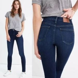 NEW Madewell 10” High Rise Skinny Jean Hayes Wash 26 NWT
